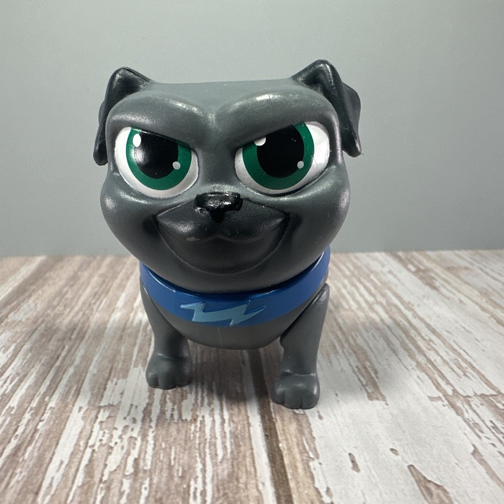 Disney Junior Puppy Dog Pals Bingo 2.5" Inch Gray Plastic Action Figure
